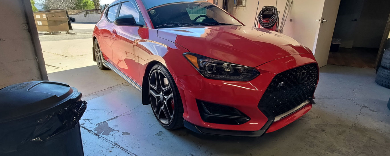 Hyundai Veloster N with OEM Wheels