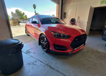 Hyundai Veloster N with OEM Wheels