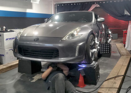 John on Nicolette's 370z Alignment