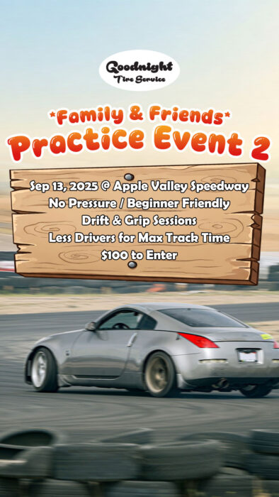 Family and Friends Practice Event 2 Flyer