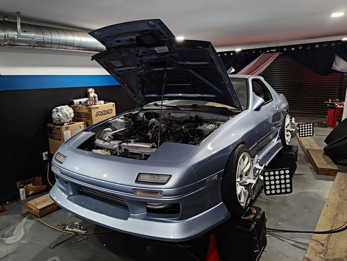 FC3S RX-7 Alignment with Targets