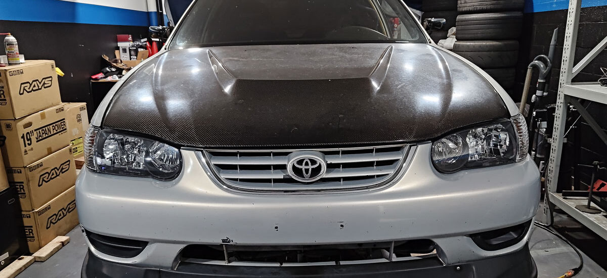 Corolla with Carbon Fiber Hood
